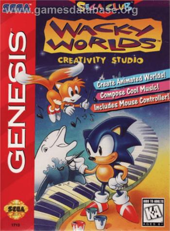 Cover Wacky Worlds for Genesis - Mega Drive